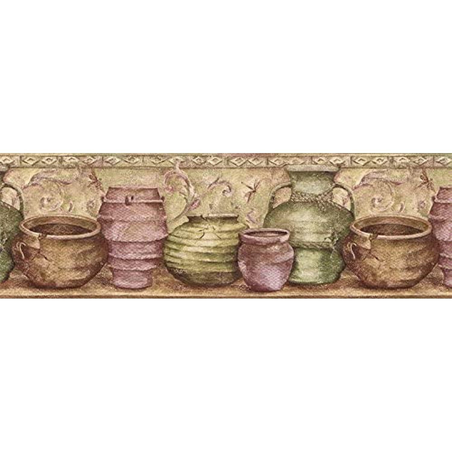 Kitchen Wallpaper Border IL42005B, BORDER SIZE Length 15ft, Width 9 , Pattern repeat 21