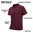 thumbnail image 3 of SPEEDRUN Polo Shirt for Men's and Big Men's, Comfort Collar Casual Golf Polo Shirts with Sunglasses Loop, Sizes 3XL, 3 of 7