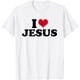 thumbnail image 1 of I Love Jesus - Camiseta con texto en inglés "I Heart Jesus", 1 of 2