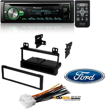 Pioneer CD Receiver with Improved Pioneer ARC App Compatibility, MIXTRAX, Built-in Bluetooth, and Color Customization W/ Mounting Kit-FMK550 for 1995-2011