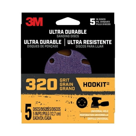 

3M 27255 Power Sanding Disc 320-Grit 5 in Dia