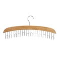 thumbnail image 4 of 1pc Practical Wooden Tie Rack Multi-functional 12 Hooks Belt Organizer for Home, 4 of 9