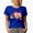 Royal Blue, variant on Be Mine, Retro Wavy Text & Heart Art, Valentine's Day Gift, Royal Blue T-Shirt, XL