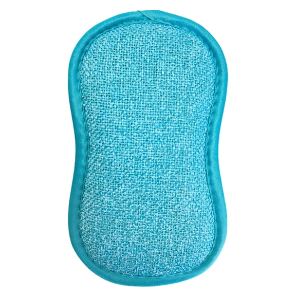 Multipurpose Kitchen Scrub Sponges 2026 New Reusable Microfiber Sponge Washable Scrub Upgrade Kitchen Cleaning Non Scratch Scrub Sponge, Blue