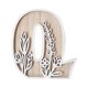 thumbnail image 2 of Colgante de Pared con Letras Talladas En Madera | Textura de Madera Natural Artesanal | Adorno Rústico Duradero para El Hogar, La Cocina, La Boda y El Festival | Adorno Rústico Multifuncional de Made, 2 of 4