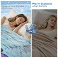 thumbnail image 2 of Spring Purple Flowers Cooling Blanket,Lightweight Breathable Summer Throw Blanket with Double Sided Cold Effect,Floral Mottled Teal Wall Retro Picnic Blankets Bed Sheet for Hot Sleepers 60"x80", 2 of 8