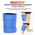 thumbnail image 1 of CSChome Leg Brace Leg Compression Sleeve Brace with Fastener Non-Slip Adjustable Pain Relief Leg Guard Sports Accessories, 1 of 7