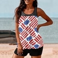 thumbnail image 7 of 4th Of July Two Piece Tankini Swimsuit for Women 2026 Tummy Control Full Coverage Bathing Suits, 7 of 7