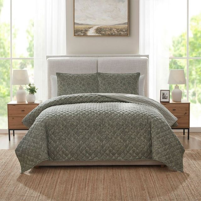details by Becki Owens Juan Gauze Floral 3-Piece Quilt Set, Assorted Sizes
