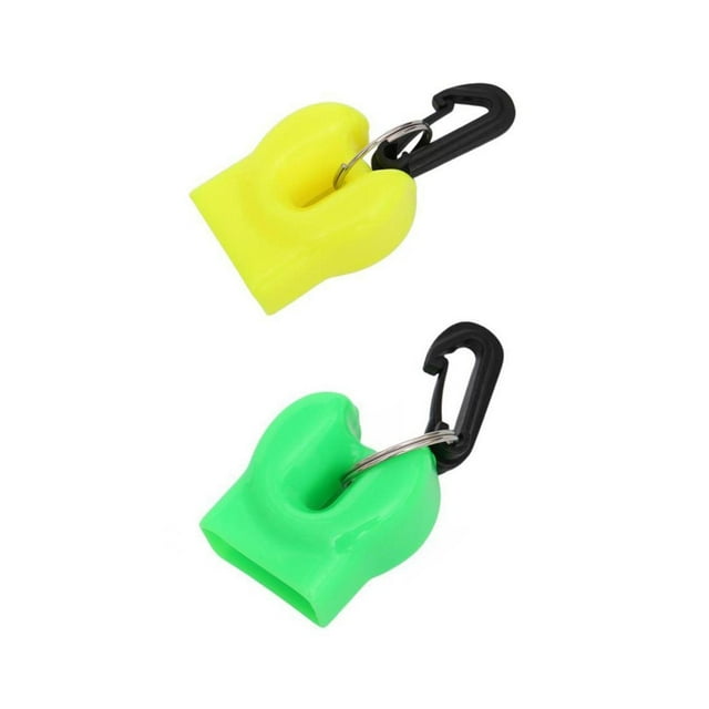 2 piezas de buceo portátil Ball Snorkeling regulador de buceo cubierta de boquilla tapas a prueba de polvo con Clip colgante