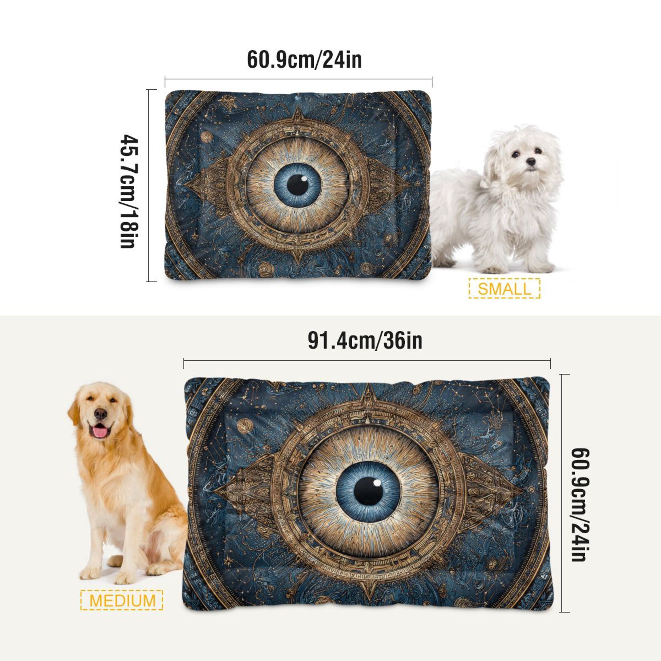 Cozy Mat Pet Bed Indoor Outdoor Warm Soft For Cat Dog Puppy(S/M) Map Of The Universe