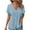 Light Blue# cardigan for women, variant on Short Sleeve Cardigans for Women Lightweight Cozy Button Down Cute Cardigan Loose Cozy V Neck Summer Boho Beach Fashion Clothing White S