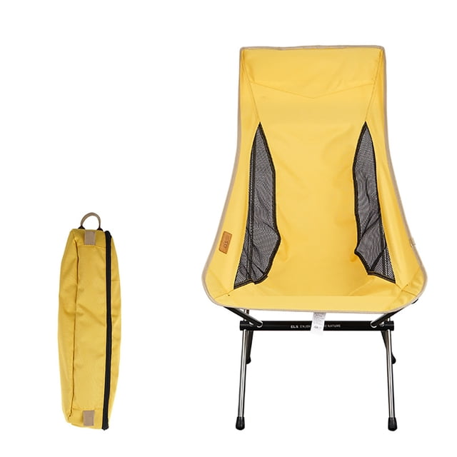 Silla con respaldo plegable para exteriores Silla de playa portátil para acampar y pescar para viajes Picnic Senderismo Mochilero Inevent LF000041-03B