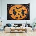 thumbnail image 7 of Halloween Witch Tapestry 90x60 Inche Wall Hanging Tapestry Wall Art Hanging Tapestries Bedroom Living Dorm Room Wall Decor Fabric Home Decor Gifts, 7 of 7