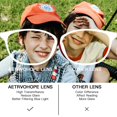 thumbnail image 2 of Gafas de luz azul AetrvoHope para niños UV400 transparentes rosadas, 2 of 5