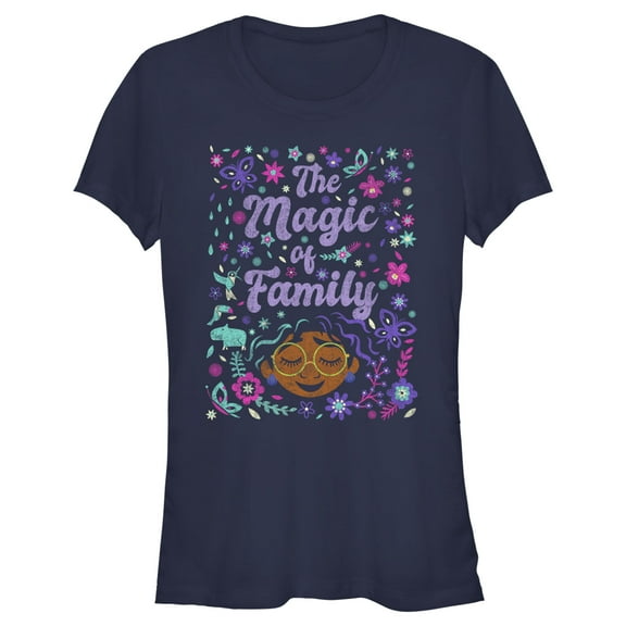 Junior's Encanto Mirabel The Magic of Family Graphic Tee Navy Blue Small