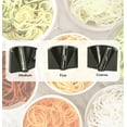 thumbnail image 3 of Total Chef 3-in-1 Automatic Electric Vegetable Spiralizer Slicer, Black, 3 of 22