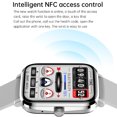 thumbnail image 4 of Reloj inteligente para mujeres y hombres, Ip68 Reloj inteligente de fitness a prueba de agua con monitor de frecuencia cardíaca y rastreadores de sueño y soporte Bluetooth Call-Silver, 4 of 9