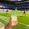 thumbnail image 6 of 10-Count Reusable Brazil Soccer Theme Spiral Drinking Straws, Decorative Football Series Beverage Accessories for National Sports Events and Parties Drinking Straws #B1 Green_021, 6 of 8