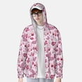 thumbnail image 3 of Picia Flower Butterfly Women's Men's UPF 50+ Sun Protection Hoodie Shirt Long Sleeve SPF Fishing Outdoor UV Hiking Lightweight Shirts-Medium, 3 of 9