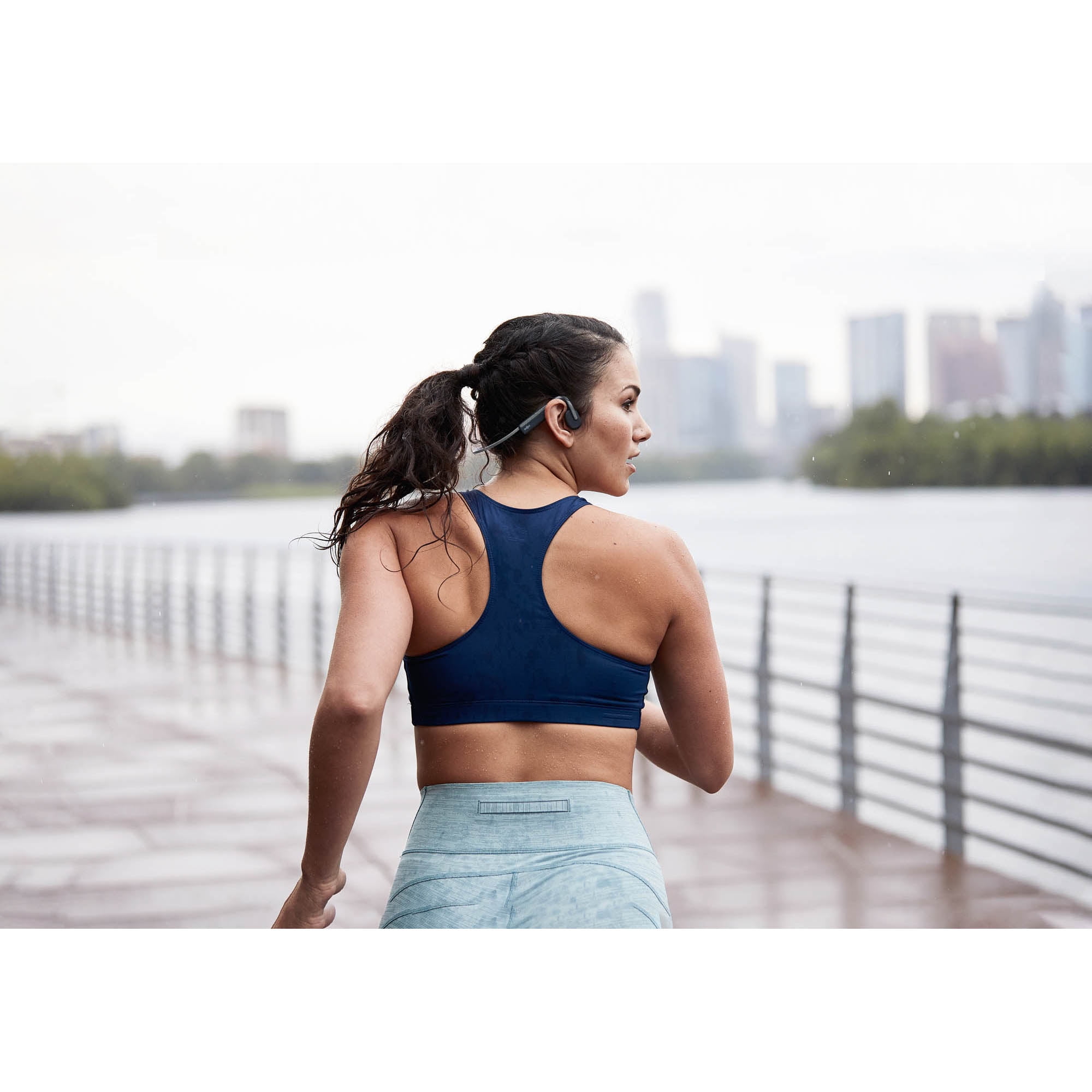 Shokz OpenMove - Open-Ear Design - Bluetooth Headphones for Sports - Grey