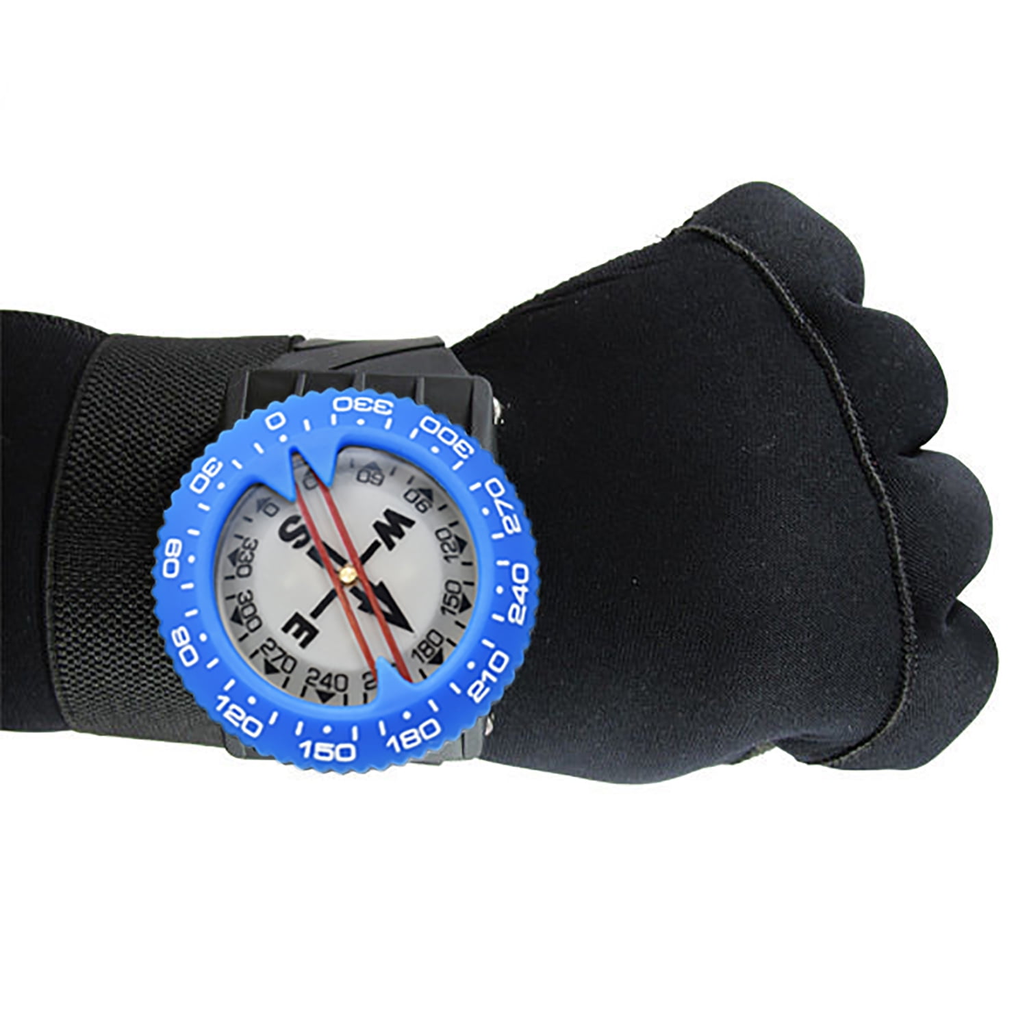 Scuba Choice Diving Deluxe Wrist Compass, Blue