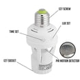 thumbnail image 2 of Socket with PIR motion sensor light with E27 socket, 2 of 5