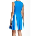 thumbnail image 2 of Taylor Dresses Women's Stretch Crepe Dress with Insets, French Blue/Ivory, 10, 2 of 3