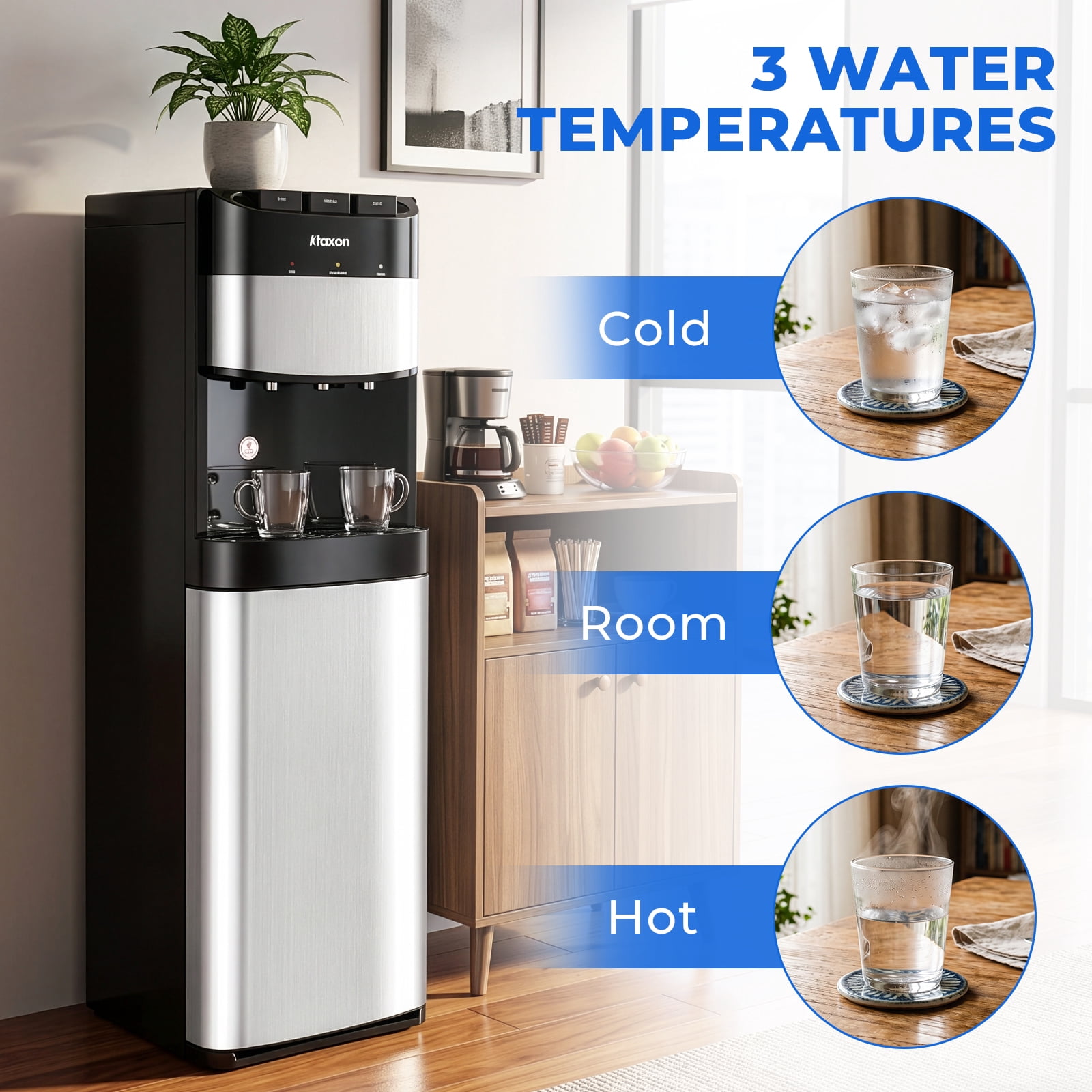 Ktaxon Bottom Loading Water Cooler Dispenser for 5 Gallon Bottles