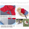 thumbnail image 4 of Arnés y correa para conejos, ajustable, a prueba de fugas, ideal para caminatas y senderismo al aire libre. Bonito chaleco con correa para animales pequeños, color rojo., 4 of 5