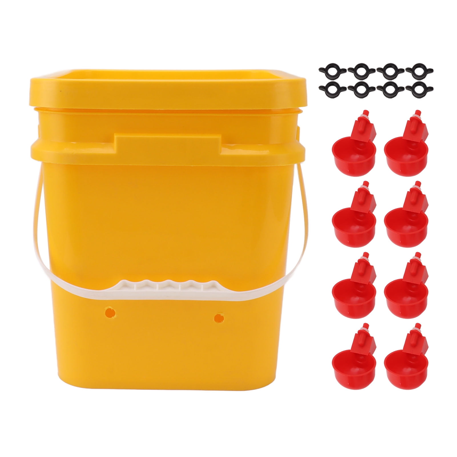 Chicken Coop Accessories 12 Pack Automatic Chicken Waterer Cups - No Leak Poultry Water Feeder With Drill Bit & Tape DIY Poultry Water Feeder System - View #4