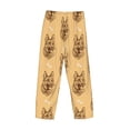 thumbnail image 5 of Goofa German Shepherd Dog Printed Soft Pajama Pants for Men, Wide Leg Comfy Casual Lounge Yoga Pants-Small, 5 of 9