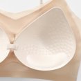 thumbnail image 4 of Sujetadores diarios sin aros sin costuras para talla M-2XL, sujetadores básicos suaves y ligeros con cuello en V para mujer color de piel, 4 of 6