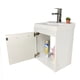 thumbnail image 3 of Gabinete Flotante para Baño con Llave Monomando y Lavamanos Blanco DECOMOBIL, 3 of 3