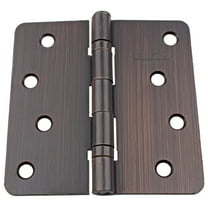 GlideRite  4-inch Ball Bearing Door Hinges 0.25-inch Radius Corners Oil Rubbed Bronze (Pack of 12 or 24) Pack of 12