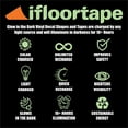 thumbnail image 3 of ifloortape Glow in The Dark Vinyl Decal Sticker Kit Essential Accessories for RV, Motorhome, Car, and Tent Camping Improves Night-time Visibility (Pack of 84 Decals), 3 of 7