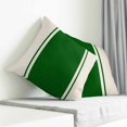 thumbnail image 3 of Green Vintage Pillow Covers 26x26 Inch Decorative Throw Pillow Cover, Geometric Stripes Simple Lines Sofa Pillowcases Accent Cushion Case Home Decor Bedroom Living Room, 3 of 6