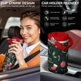 thumbnail image 5 of Christmas 30oz Handheld Travel Tumbler with Handle – Double Wall Stainless Steel Insulated Cup, Flip Straw Lid, Leak-Proof & BPA-Free for Hot and Cold Drinks – Durable Coffee & Juice Mug Black, 5 of 7