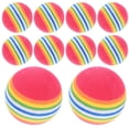 thumbnail image 4 of SHISUYAN 10pcs Rainbow Ball EVA Floating Water Toy Pet Kitten Cats Snack Ball Chew Training Toy Random Color, 4 of 8