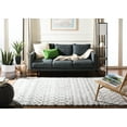 thumbnail image 2 of SAFAVIEH Berber Fringe Erin Aztec Shag Area Rug, Cream/Dark Gray, 11' x 15', 2 of 13