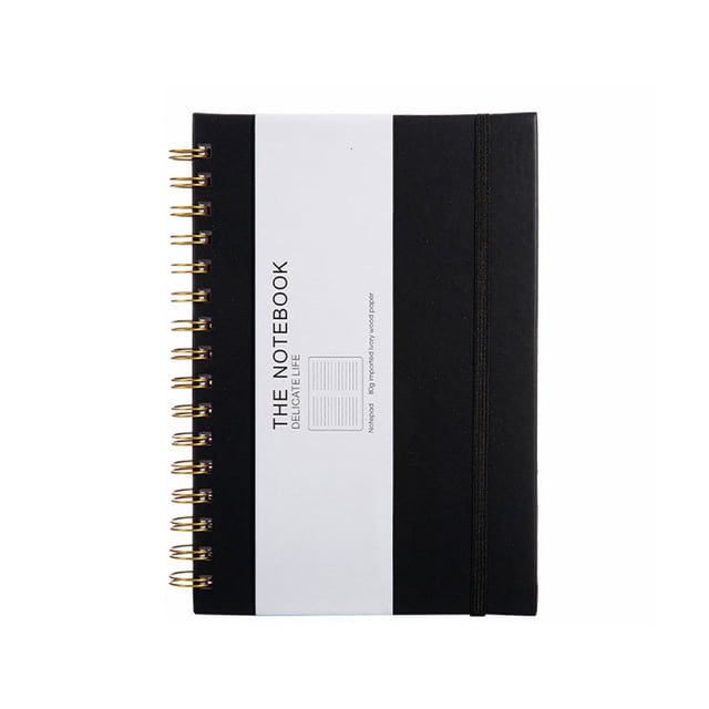 Lined Journal Notebook Hardcover With Elastic Closure Inner Pocket 200 Pages Thick Paper For Writing Note Taking Daily Planning Office School Use Elegant Durable Professional Design