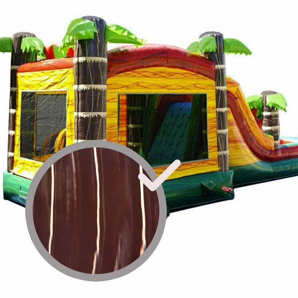 PVC Vinyl Patch Strip for Inflatable Bounce House Repair Commercial Grade, Brown Marble How To Patch Inflatable Bounce House