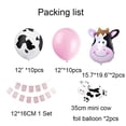 thumbnail image 5 of Finypa Funny Cow Party Decoraciones Globos 85pcs Arch Garland Kit con Happy Birthday Banner, Cow Print Balloons Light Pink Balloons, Walking Cow Mylar Globos para Farm Birthday Party Farm Animal Theme Party Ormromra WMPH-1154, 5 of 5