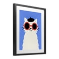 thumbnail image 4 of Stylish French Cat Black Framed Print Under Glass, design by Jessica Beck, 4 of 10