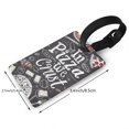 thumbnail image 2 of Kdxio In Pizza We Crust Art Luggage Tags Privacy Cover ID Label Suitcase Tags Identifiers For School Bags,Suitcases, 2 of 7