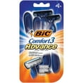 thumbnail image 1 of Maquinillas de afeitar desechables BIC Comfort 3 Advance para hombre, paquete de 4, 1 of 4