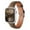 Coffee, variant on Slim Leather Band Compatible with Apple Watch 38/40/41/42mm(S10),for Women Men,Quadrate&Round Arc Buckle Deaign,Lychee Leather Adjustable Classic Watch Band Strap Bracelet,Brown