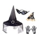 thumbnail image 4 of Sombrero de Bruja Yuyangstore Halloween con Clavos y Guantes Adulto, 4 of 8