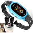 thumbnail image 1 of Collar antiladridos recargable para perros grandes, resistente al agua IP67 con sensibilidad ajustable para perros medianos y pequeños (negro mate)., 1 of 15