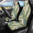 thumbnail image 2 of XYZCANDO Leaves Pattern Vehicle Seat Protector for Man Easy to Install Car Seat Covers Stretchy Auto Interior Decor, for Van SUV Sedan, 2 of 10